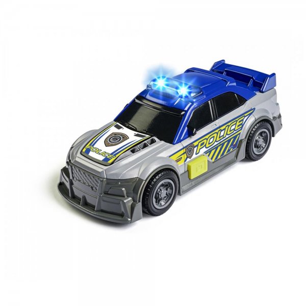 Dickie Toys Polizeiauto 15 cm mit Freilauf Licht Soundeffekt Spielzeugauto