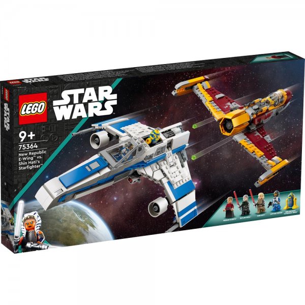 LEGO® Star Wars™ 75364 - New Republic E-Wing™ vs. Shin Hatis Starfighter™ für Kinder ab 9 Jahren