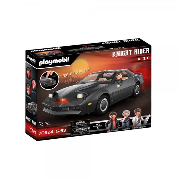 PLAYMOBIL® Famous Cars 70924 - Knight Rider - K.I.T.T. Spielzeugauto Fahrzeug