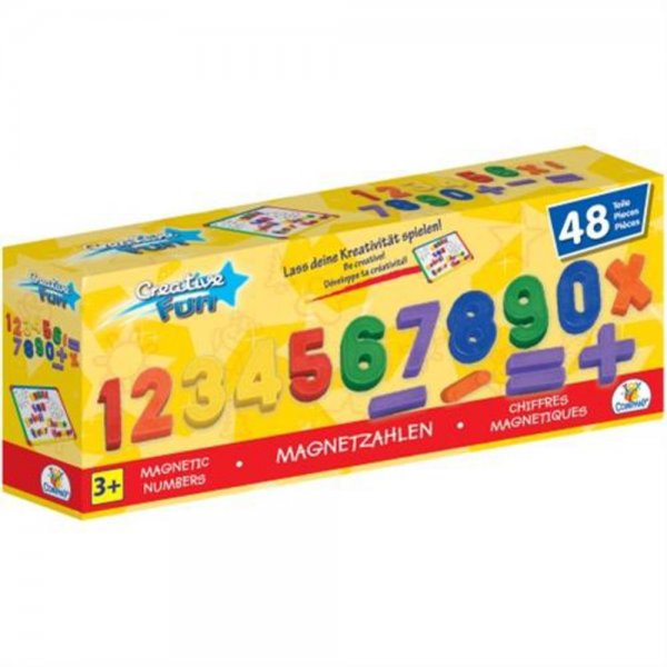 VEDES Großhandel - Ware CF Magnet Zahlen & Zeichen 48te Spielzeug Kinder 3 Jahre