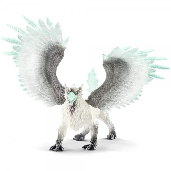 Schleich Eldrador Creatures 70143 Eis Greif Spielfigur Tierfigur Greifvogel beweglich detailgetreu