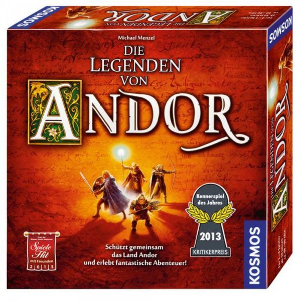 Kosmos 691745 - Die Legenden von Andor, Brettspiel, Gesellschaftsspiel, NEU OVP