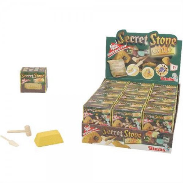 Simba Secret Stone Gold Spielzeug Entdecker-Spiel Ausgrabungsset