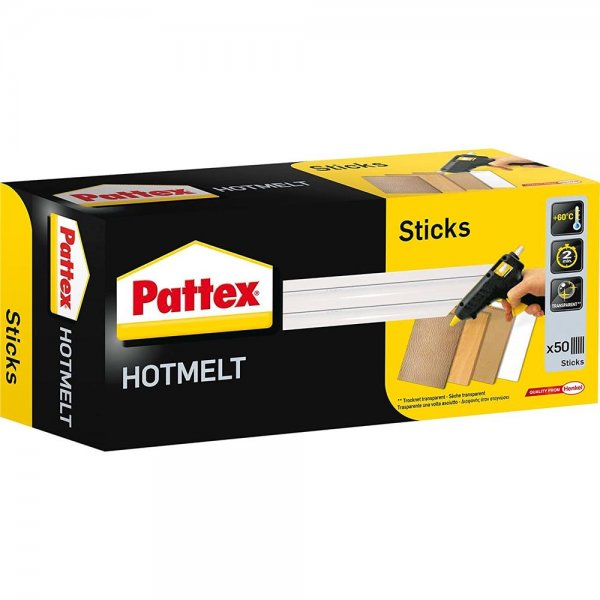 Pattex Hotmelt Sticks Heißklebesticks Nachfüllen Pattex Heißklebepistole basteln kleben