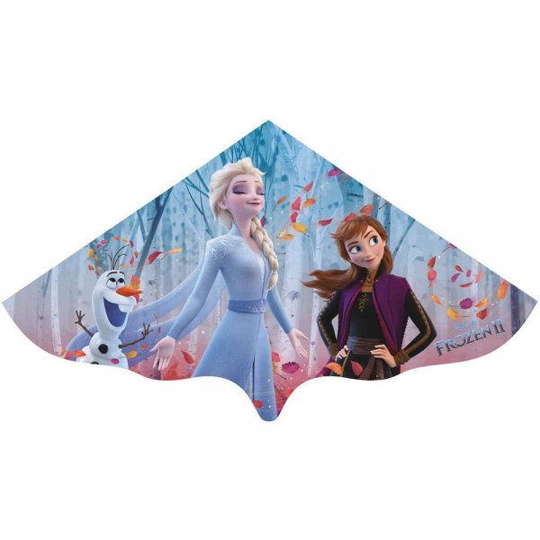 Günther Kinderdrachen Disneys Frozen Elsa Einleinerdrachen Flugdrachen für Kinder ab 4 Jahren 115x63cm mit Wickelgriff und Drachenschnur