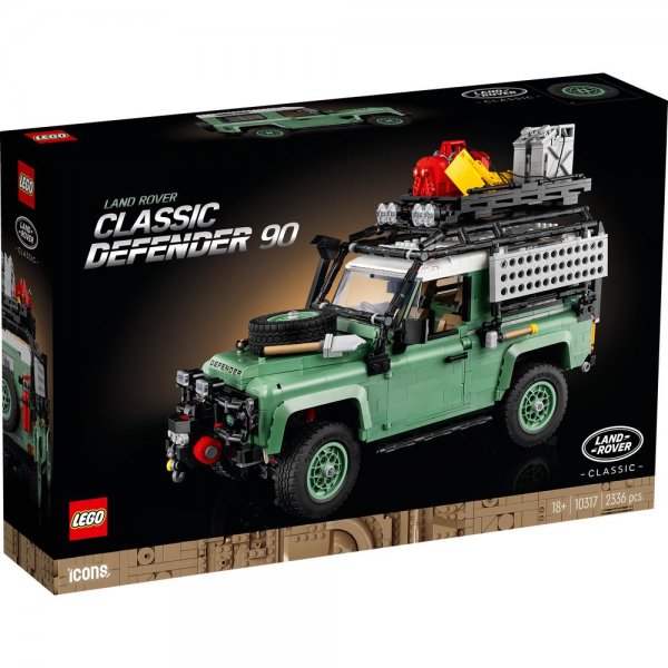 LEGO® Icons 10317 - Klassischer Land Rover Defender 90 Bauset für Erwachsene