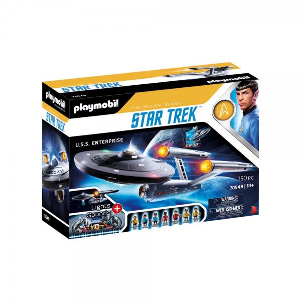 PLAYMOBIL® Star Trek 70548 - U.S.S. Enterprise NCC-1701 Spielset Raumschiff für Kinder ab 10 Jahren