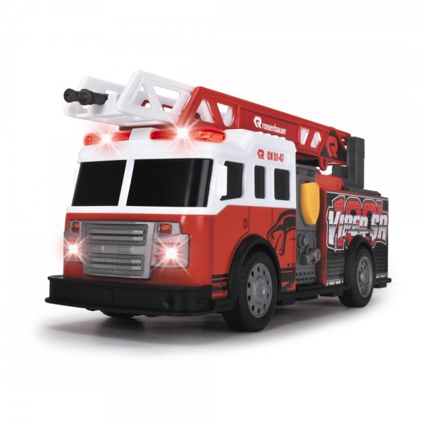 Dickie Toys Feuerwehrauto Viper Fire Truck 27 cm Drehleiter Blaulicht Sirene Spielzeugauto