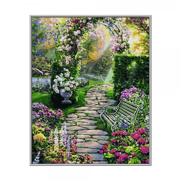 Schipper Malen nach Zahlen Mein schöner Garten 40 x 50 cm Bilder malen für Erwachsene