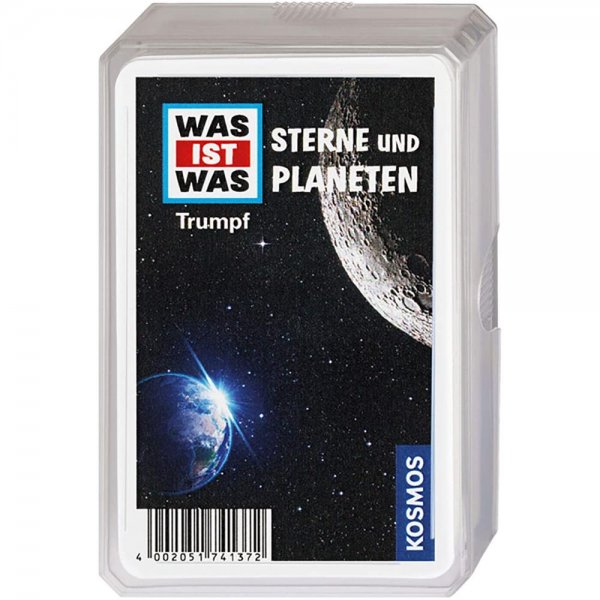 Kosmos 741372 - WAS IST WAS Sterne und Planeten, Trumpf Kartenspiel Spiel Wissensspiel Lernspiel