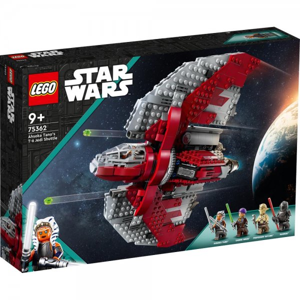 LEGO® Star Wars™ 75362 - Ahsoka Tanos T-6 Jedi Shuttle Set Raumschiff für Kinder ab 9 Jahren