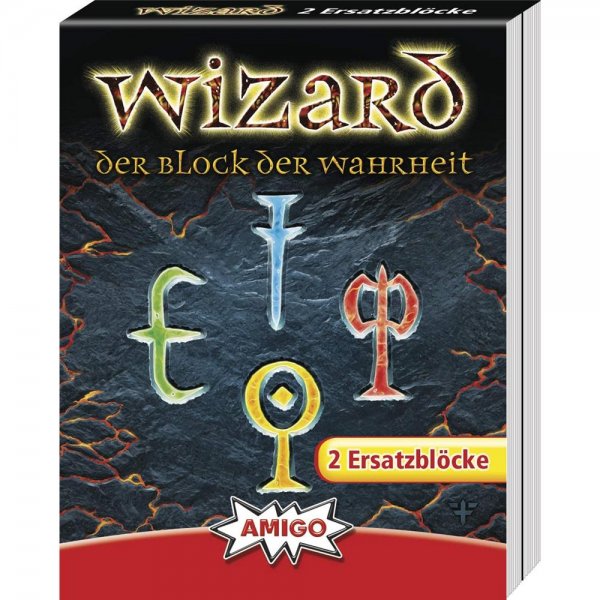 AMIGO Spiel + Freizeit 06902 Wizard Kartenspiel Ersatzblöcke (2 Stck) Ersatz spielen Spiele