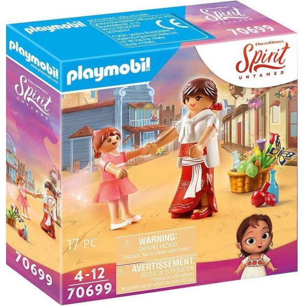 PLAYMOBIL® Spirit 70699 - Klein Lucky und Mama Milagro Spielfiguren-Spielset für Kinder ab 4 Jahren