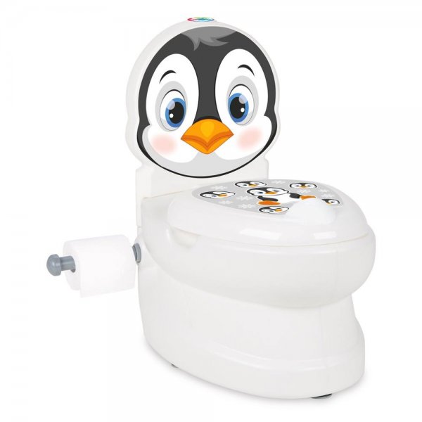 Jamara Meine kleine Toilette Pinguin mit Spülsound und Toilettenpapierhalter Toiletten-Trainer