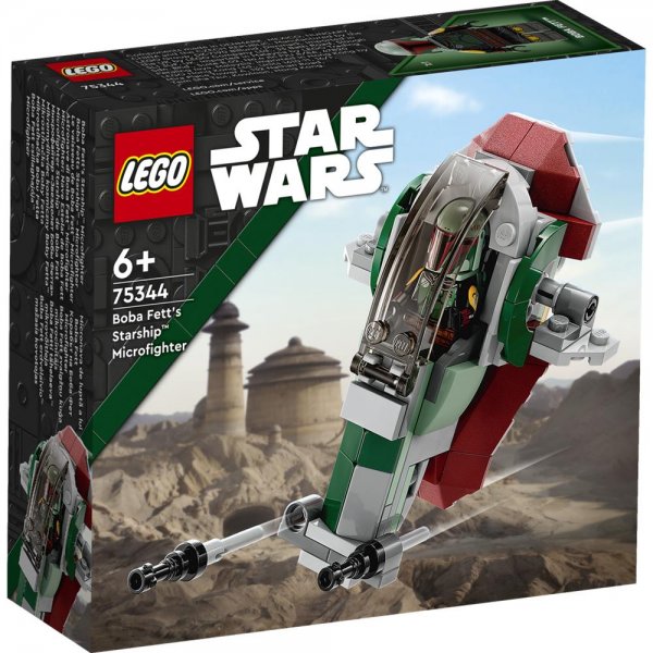 LEGO® Star Wars™ 75344 - Boba Fetts Starship™ – Microfighter Spielset Sternenschiff ab 6 Jahren