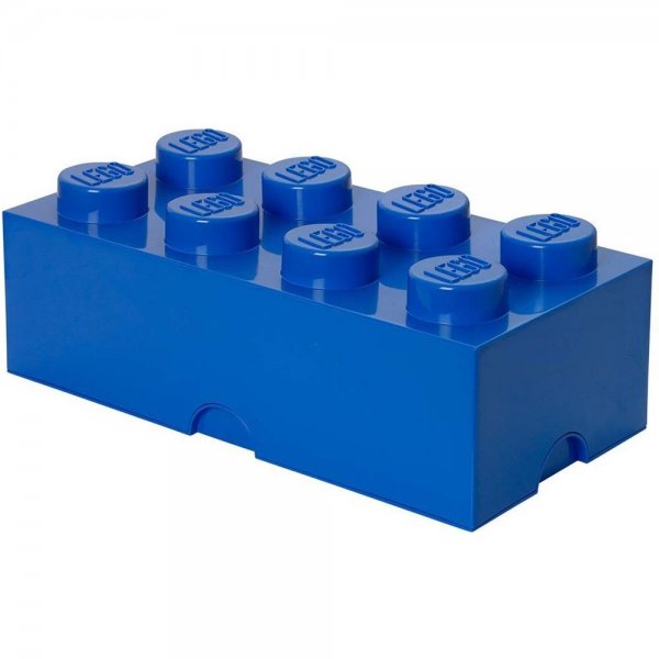 LEGO® Storage Brick 8 Blau Aufbewahrungsbox mit 8 Noppen Baustein stapelbar