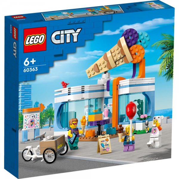 LEGO® City 60363 - Eisdiele Bauset Spielset für Kinder ab 6 Jahren