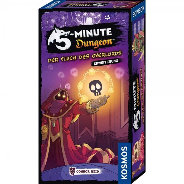 KOSMOS 691264 5-Minute Dungeon - Der Fluch des Overlords Erweiterung von 5-Minute Dungeon für 6 Spieler