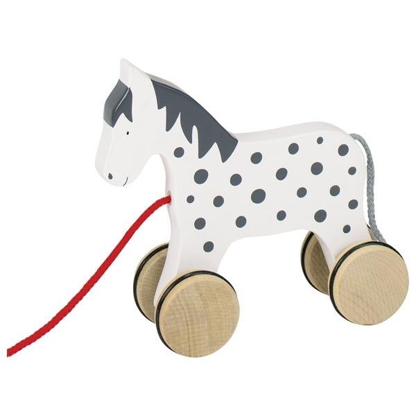 Goki Ziehtier Pferd Alvah Holzspielzeug Nachziehtier Kinderspielzeug Kleinkind