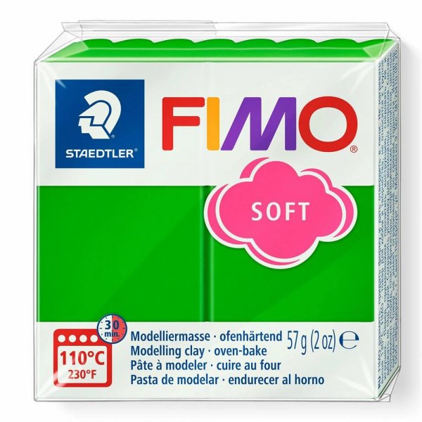 Staedtler FIMO soft tropischgrün 57g Modelliermasse ofenhärtend Knetmasse Knete