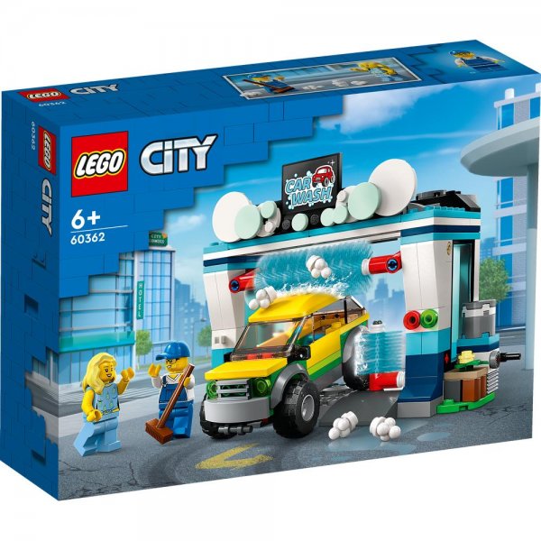 LEGO® City 60362 - Autowaschanlage Bauset Spielset für Kinder ab 6 Jahren
