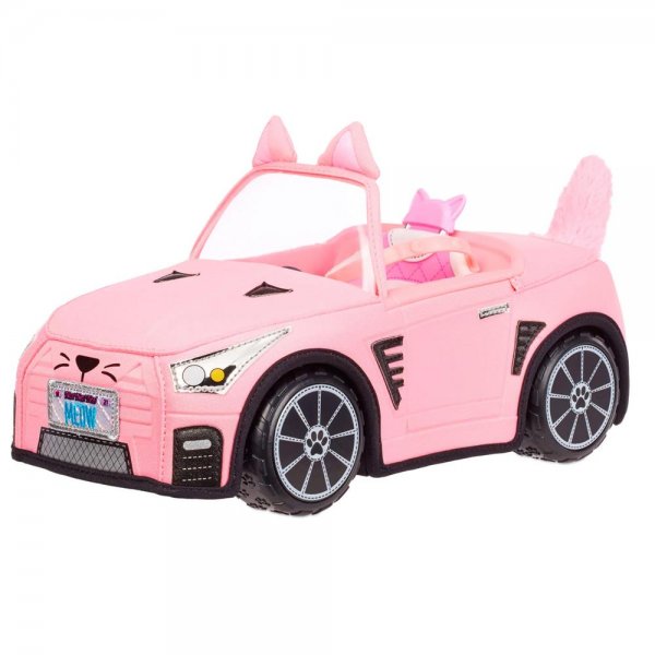 MGA Na! Na! Na! Surprise Weiches Plüsch Cabrio Rosa 26,7 cm Spielzeugauto Puppenfahrzeug
