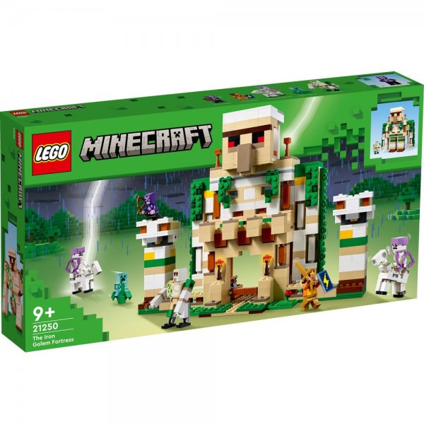 LEGO® Minecraft® 21250 - Die Eisengolem-Festung vielseitige Festung und ein Riesengolem ab 9 Jahren