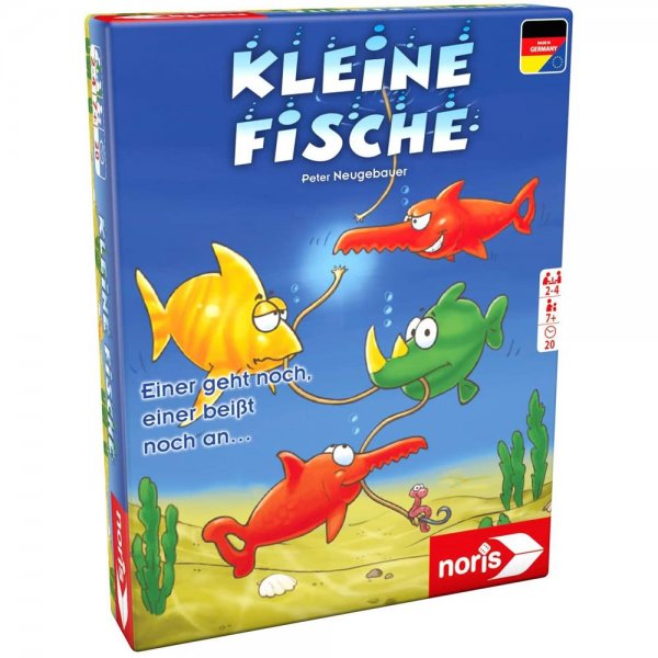 Noris Kleine Fische Kartenspiel Fischkarten Gesellschaftsspiel Familienspiel Meerestiere ab 7 Jahren
