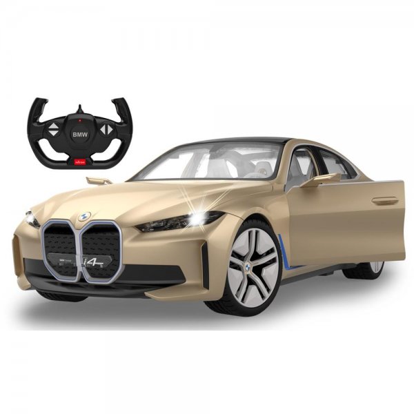 Jamara BMW i4 Concept 1:14 gold 2,4GHz Tür manuell Ferngesteuertes Auto LED Licht Innenbeleuchtung