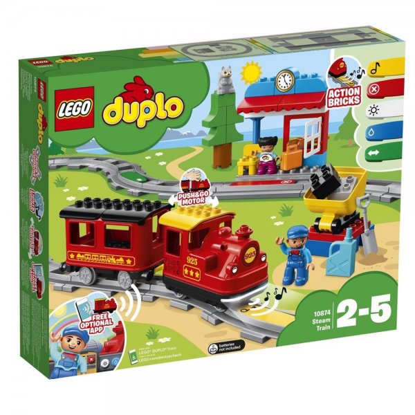 LEGO® DUPLO® Eisenbahn 10874 - Dampfeisenbahn