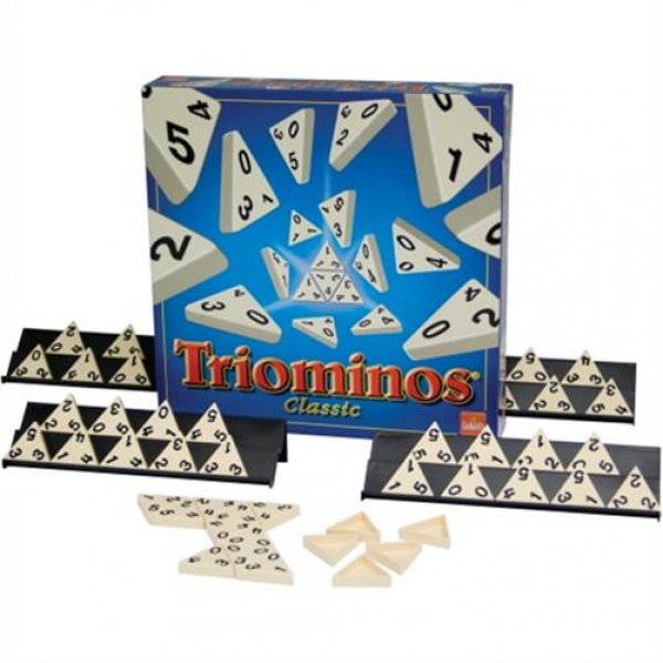 Goliath Triominos Classic Dreieck Dominospiel Familien Brettspiel Gesellschaftsspiel Legespiel