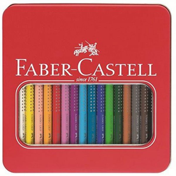 Faber-Castell 110916 - Buntstifte Jumbo Grip 16er Set NEU