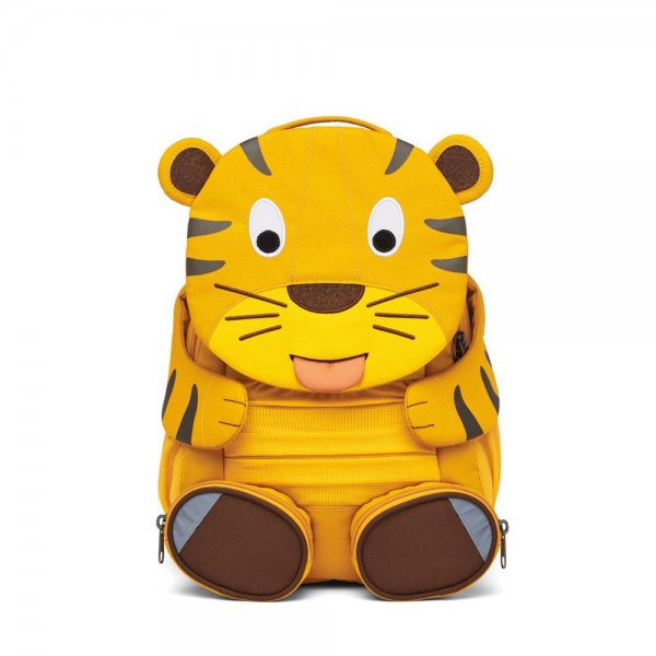 Affenzahn Kinderrucksack Großer Freund Tiger 8 Liter Kindergartenrucksack für Kinder 3-5 Jahre