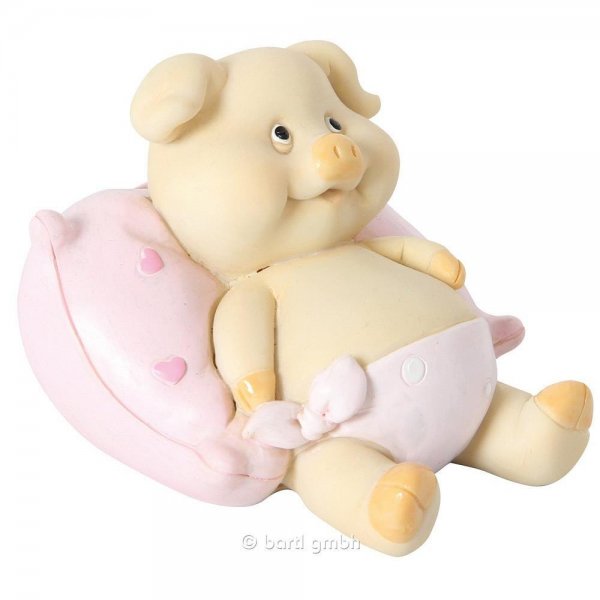 BARTL 110418 - Spardose Baby-Schweinchen rosa Sparbüchse Sparschwein NEU