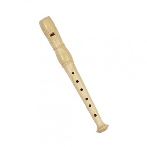 Goki Mini Blockflöte ca. 20 cm aus Holz Spielzeug Musikinstrument Kinderspielzeug