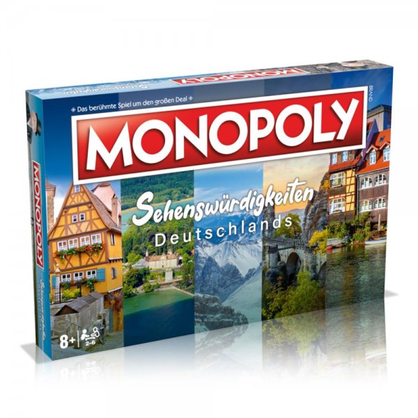 Winning Moves Monopoly Sehenswürdigkeiten Deutschlands Gesellschaftsspiel Würfelspiel Familienspiel