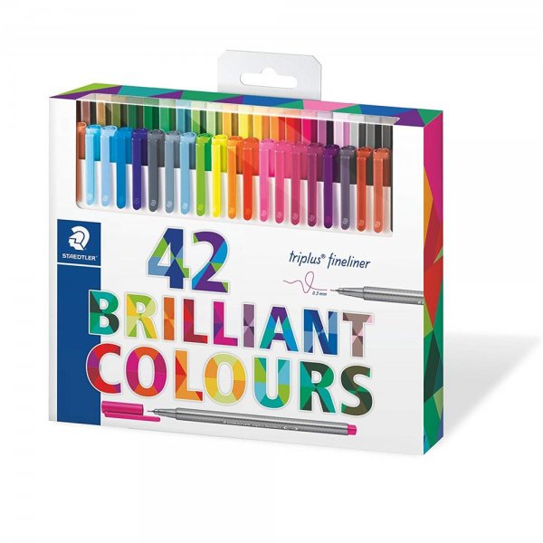 Staedtler - triplus® 42 Dreikantige Fineliner Bunt Farben Tintenfeinschreiber