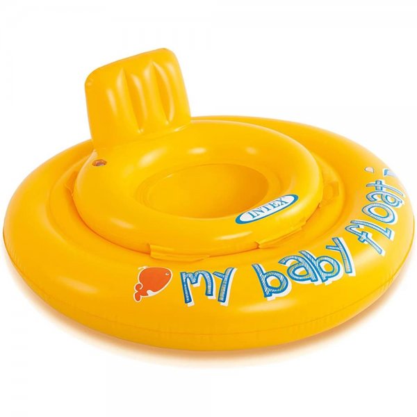 Intex Babysicherheitsring My Baby Float 70 cm Gelb Schwimmring Sicherheitsring