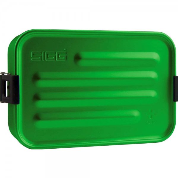 SIGG Lunchbox Metal Box Plus S Grün Aluminium kleine Brotdose Brotbox Vesperdose mit Trennwand