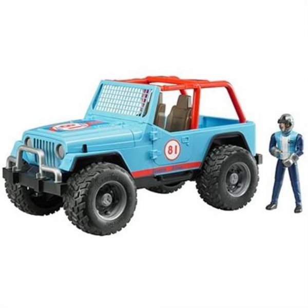 Bruder 02541 - Jeep Cross Country Racer mit Rennfahrer