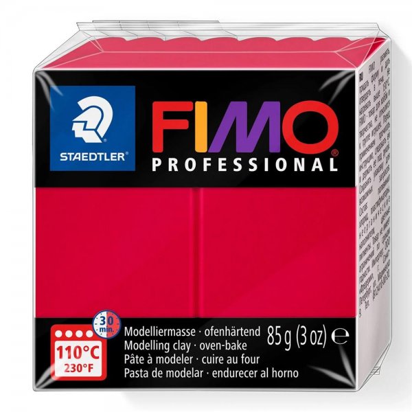 Staedtler FIMO professional karmin 85 g Modelliermasse ofenhärtend Knetmasse Knete