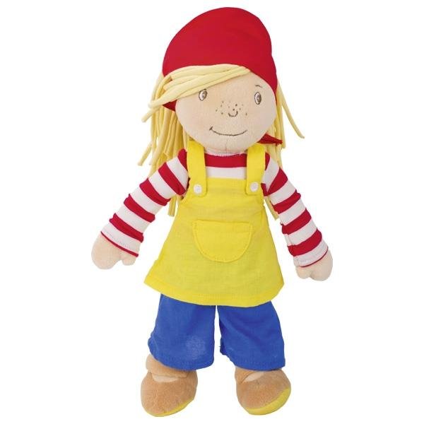 Goki Puppe Peggy Diggledey 25 cm Spielpuppe Kinderpuppe Babypuppe Spielzeug