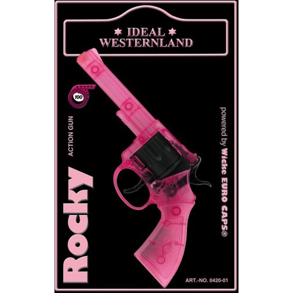 Schrodel 0401 Pistole 100 Schuss Pink Revolver Waffe Kinderspielzeug Deko Sonstige Spielzeug Fur Draussen Spielzeug Myplaybox
