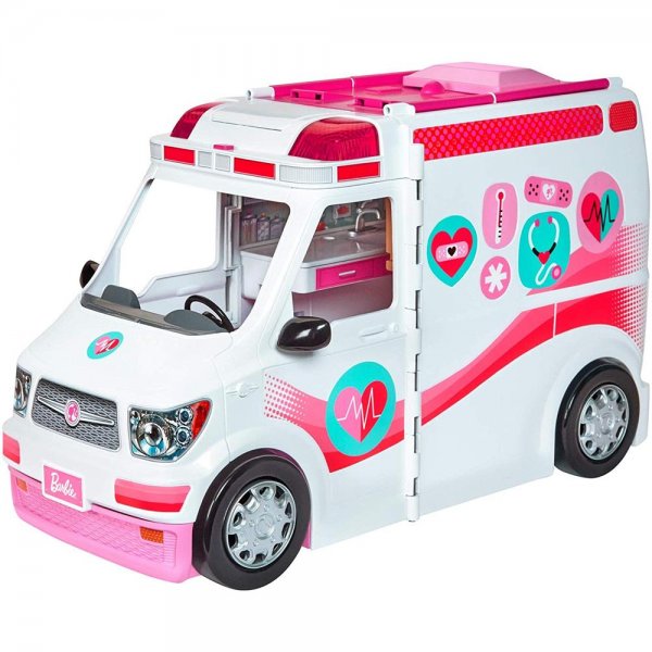 Barbie 2-in-1 Krankenwagen mit Licht und Geräuschen