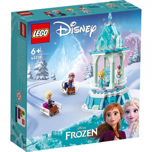 LEGO® Disney 43218 - Annas und Elsas magisches Karussell Bauset Spielset für Kinder ab 6 Jahren