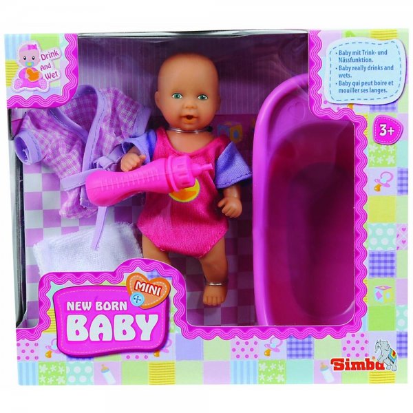 Simba 105033218 - My new Baby Set mit Zubehör Babypuppe Spielzeug NEU