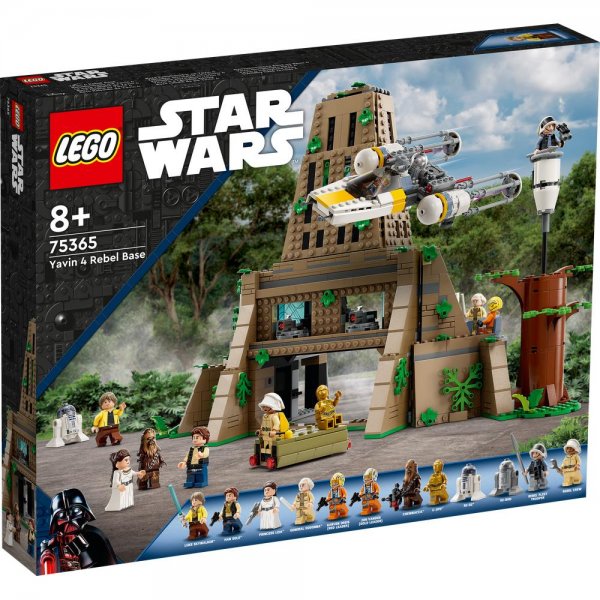 LEGO® Star Wars™ 75365 - Rebellenbasis auf Yavin 4 Bauset Spielset für Fans ab 8 Jahren