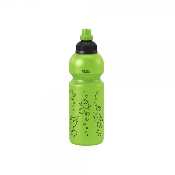 School-Mood Trinkflasche lime 600 ml grün Flasche Kinderflasche Schule Kinder BPA frei Auslaufsicher