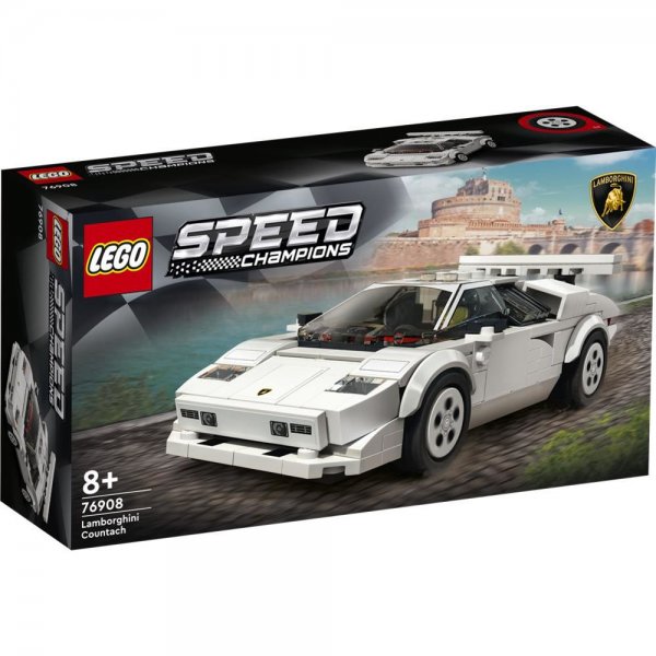 LEGO® Speed Champions 76908 - Lamborghini Countach Bausatz für Modellauto Spielzeug-Auto Rennwagen für Kinder