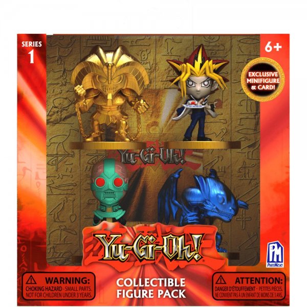 Boti Yu-Gi-Oh! Minifiguren Series 1 4er Pack Sammelfiguren Spielfiguren